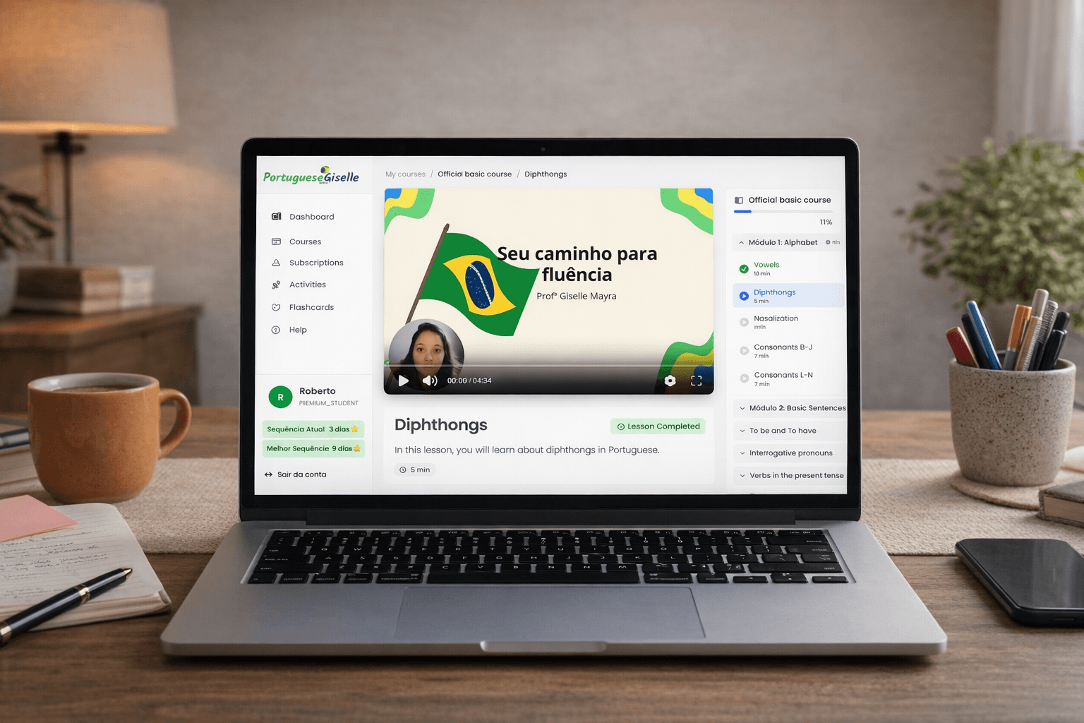 Portuguese class preview